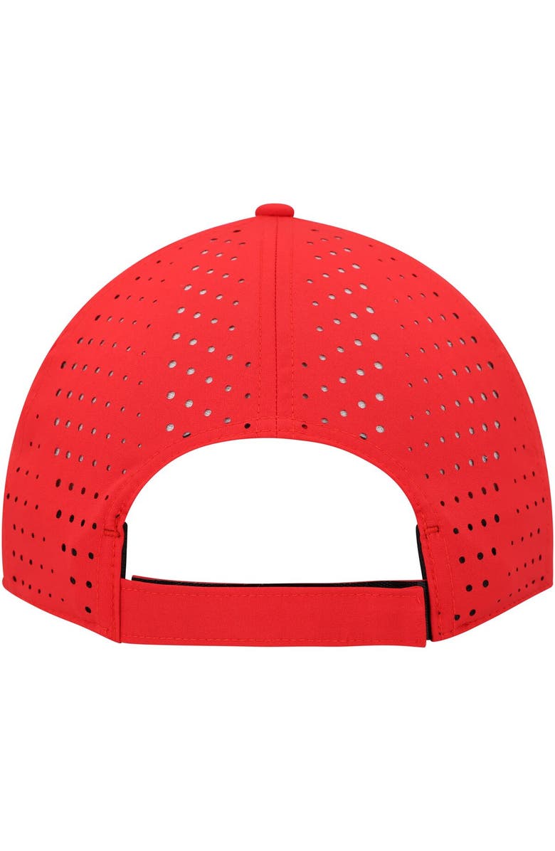 adidas Men's adidas Red Washington Capitals Laser Perforated AEROREADY Adjustable Hat, Alternate, color, 