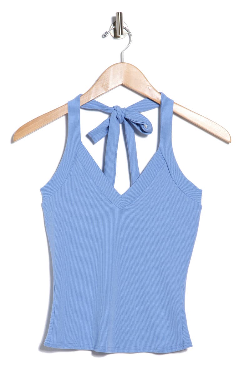 Rib Halter Top, Alternate, color, BLUE COMBO