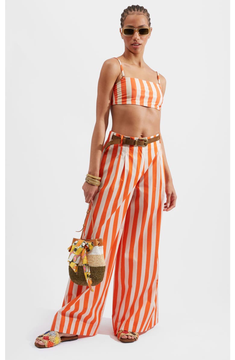 La DoubleJ Crisp Pants Riviera Orange, Alternate, color, 