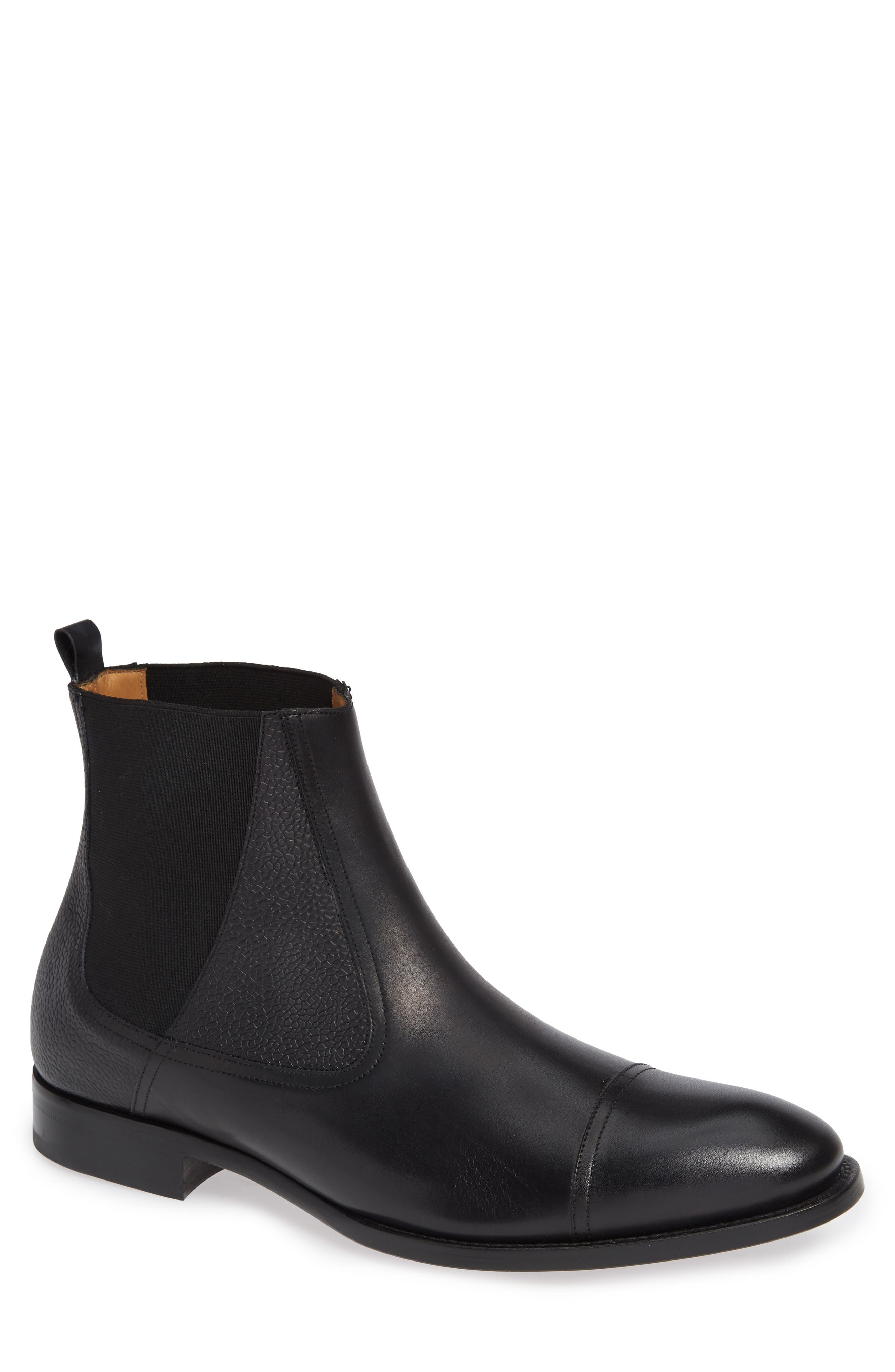 Mezlan Higgins Cap Toe Chelsea Boot, Main, color, 