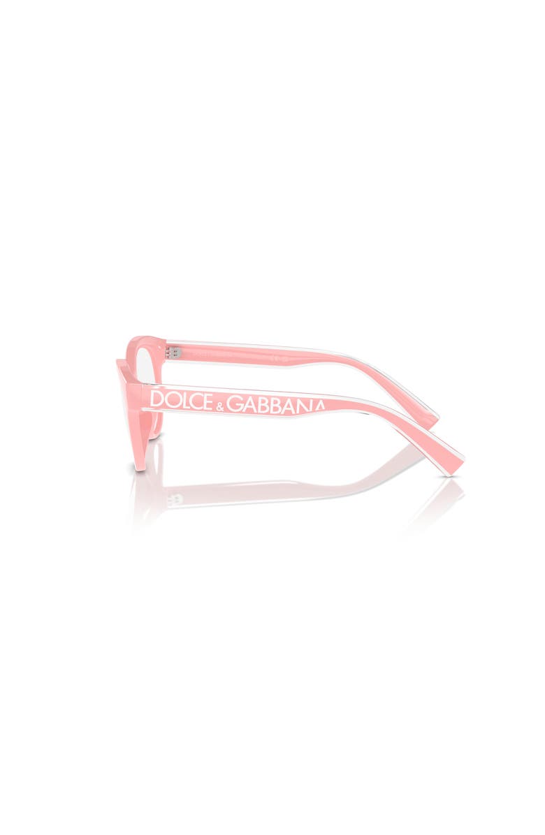 Dolce&Gabbana 48mm Phantos optical glasses, Alternate, color, Pink