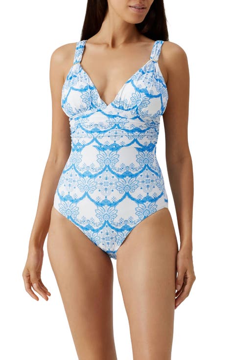 Panarea Print One-Piece Swimsuit