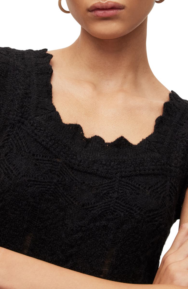 AllSaints Vanessa Crop Sweater Tank, Alternate, color,