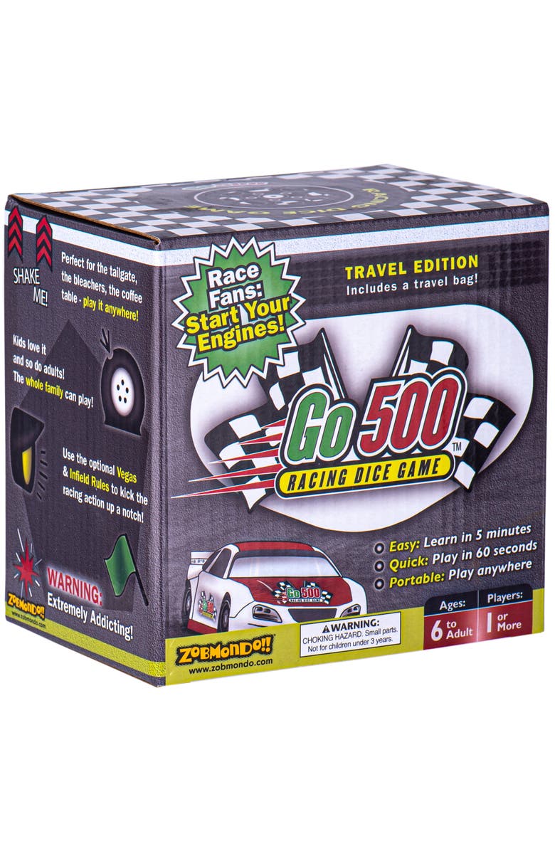 Zobmondo!! Go500 Car Racing Dice Game, Main, color,