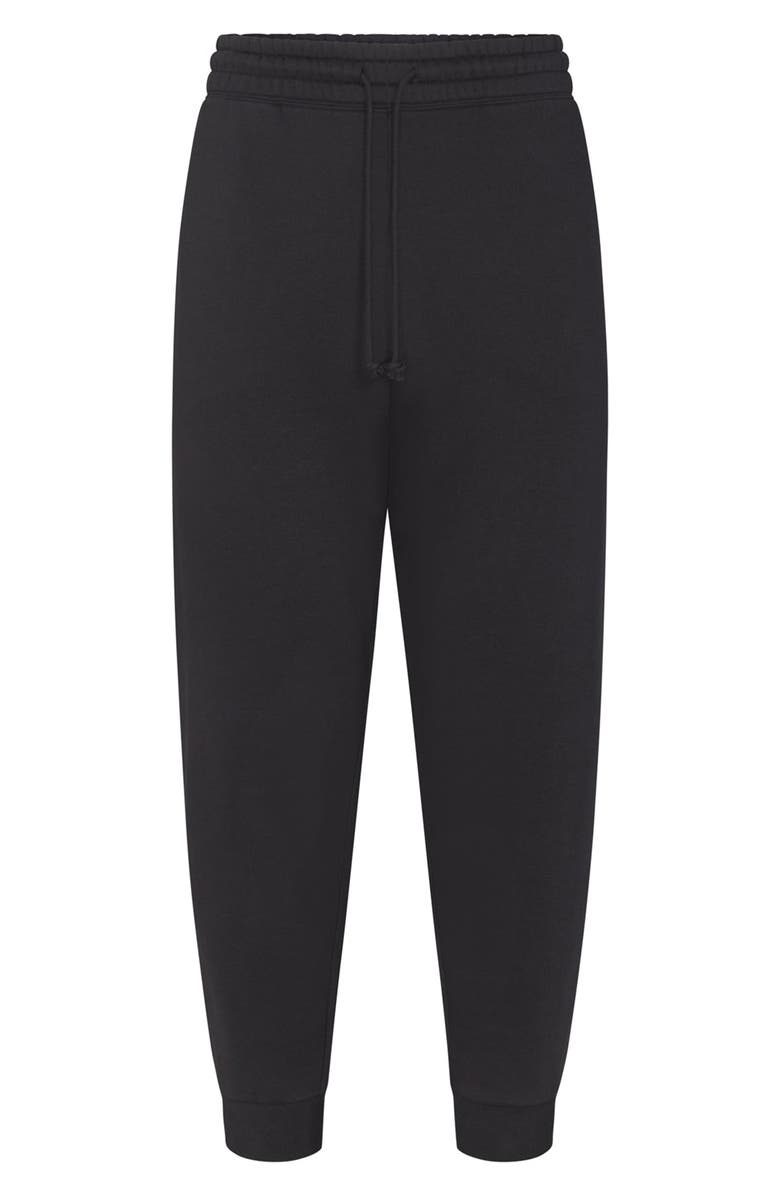 SKIMS Tapered Fit Cotton Blend Joggers, Alternate, color, Washed Onyx