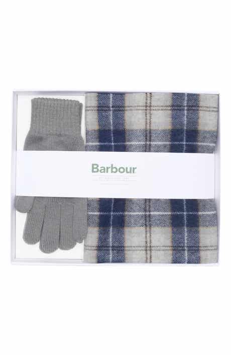 Barbour Tartan Wool Scarf & Gloves Set