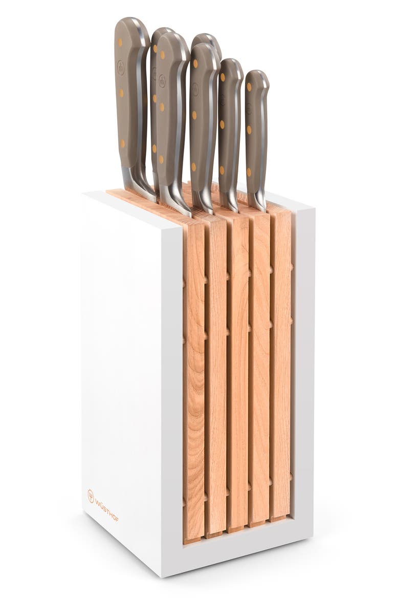 Classic 8-Piece Designer Knife Block Set, Alternate, color, GREY