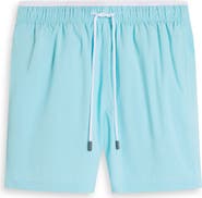 Bugatchi Quinn Colorblock Swim Trunks