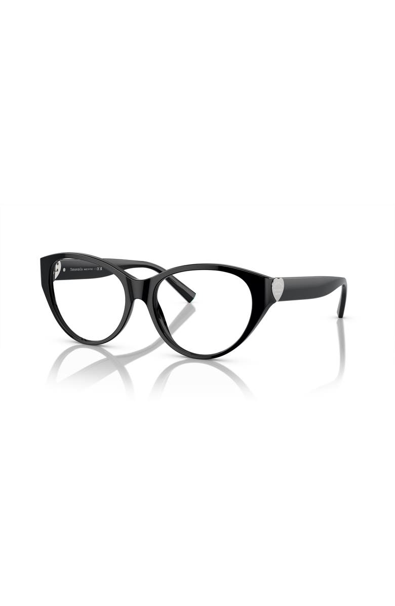 Tiffany & Co. 53mm Phantos optical glasses, Main, color, Black
