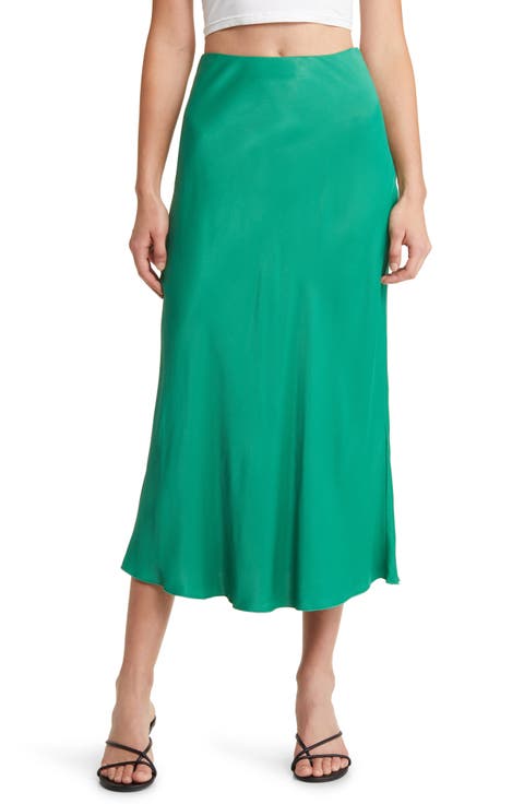 A-Line Midi Skirt