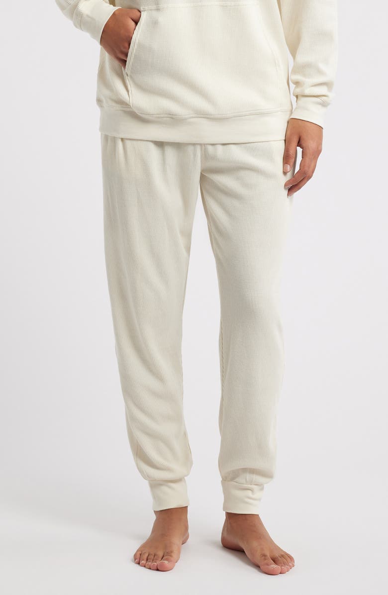 Nordstrom Thermal Lounge Joggers, Main, color, Ivory Dove