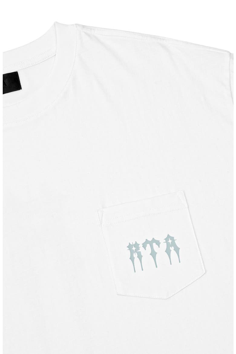 Bastien Graphic Pocket T-Shirt, Alternate, color, WHITE SPIKED R