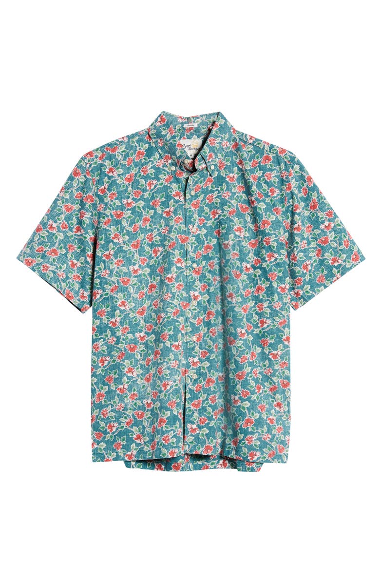 Reyn Spooner Pua Kalikimaka Button Down Shirt, Alternate, color,