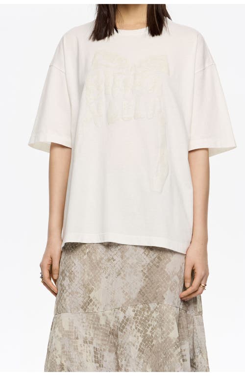 Bimba Y Lola Logo Tie T-shirt In White