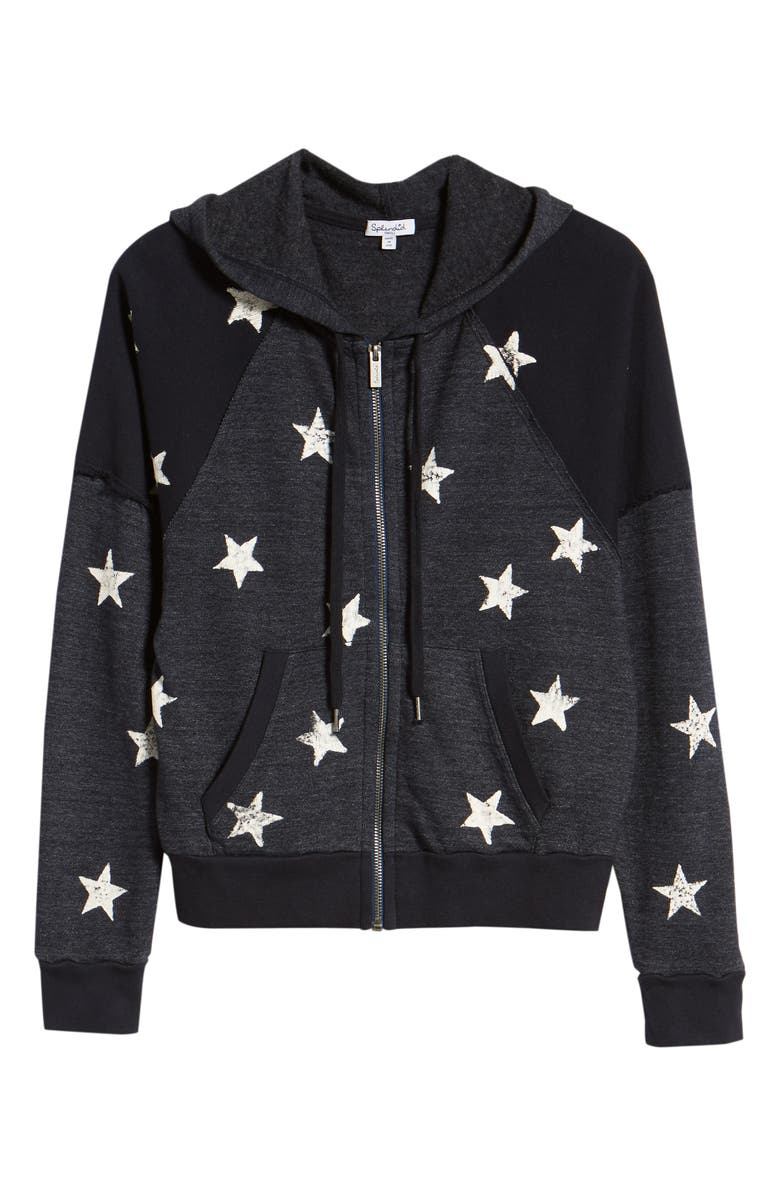 Splendid Star Zip-Up Hoodie, Alternate, color, 