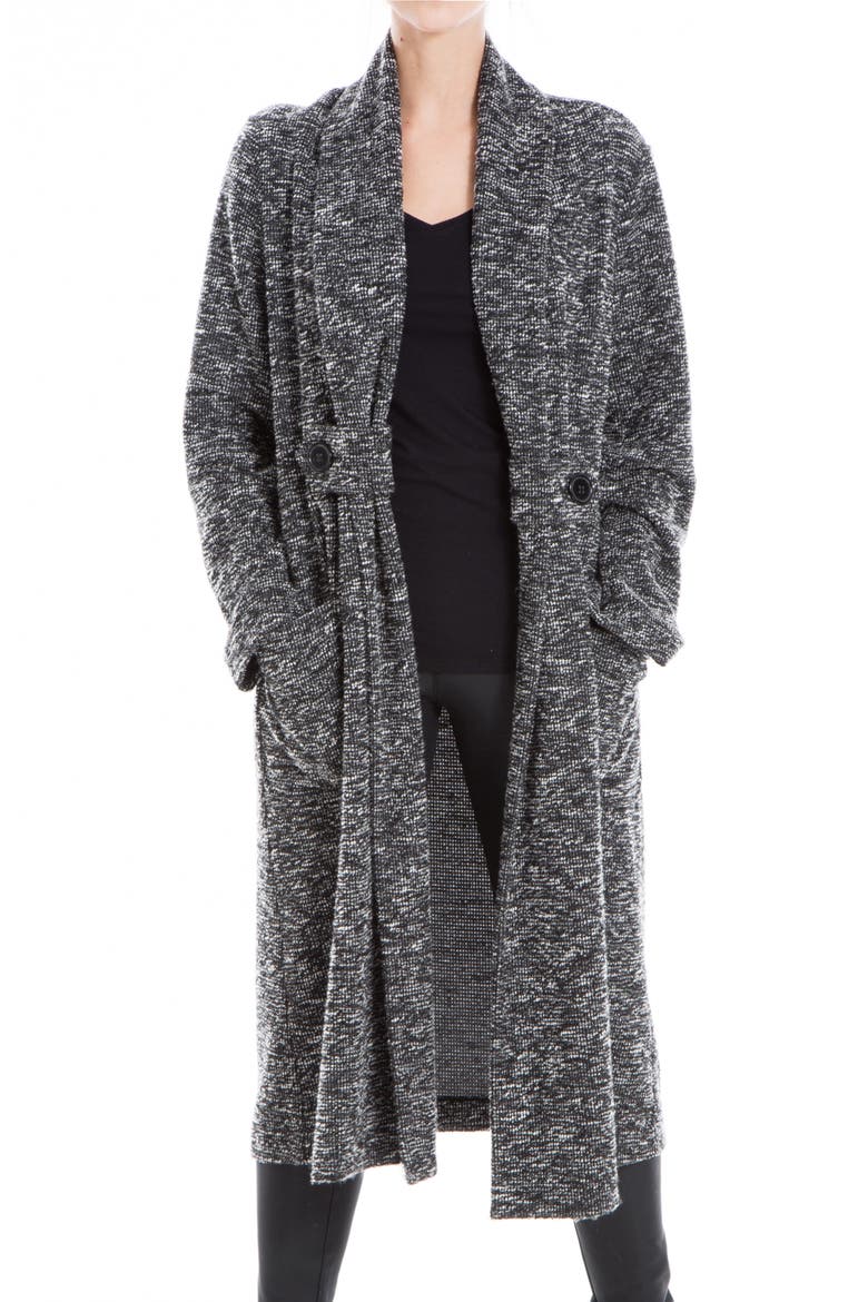 Knit Tweed Double Breasted Jacket, Main, color, BKIVO1V1