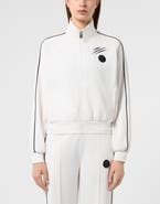 PLEIN SPORT Cropped Tracksuit Jacket Women