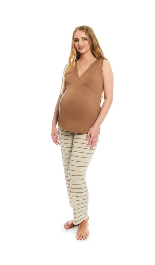 Everly Grey Analise During & After 5-piece Maternity/nursing Sleep Set