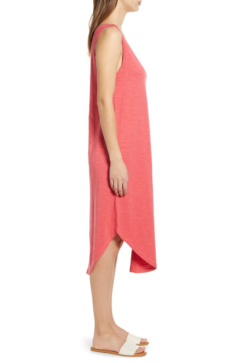 Knit Tank Midi Dress, Alternate, color, RED CHATEAUX
