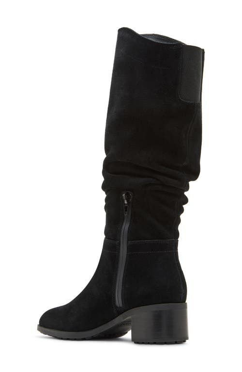 Blondo Tatiana Waterproof Knee High Boot In Black Suede