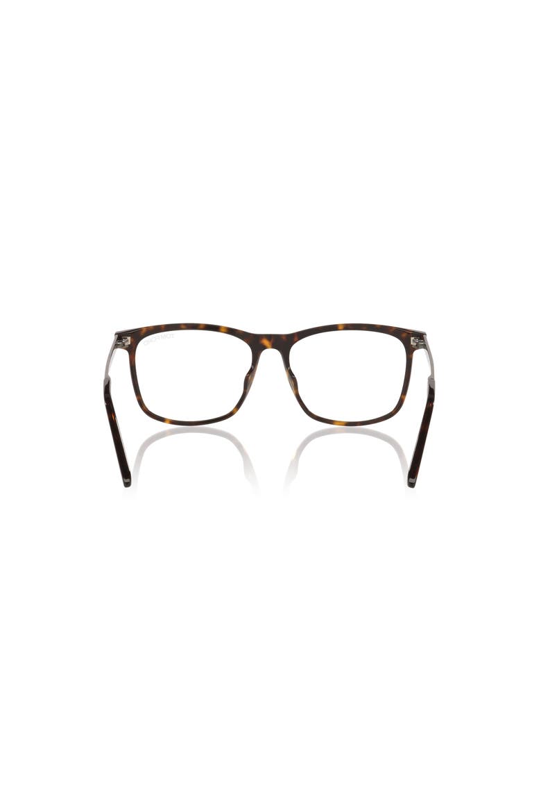 56mm Square optical glasses, Alternate, color, Tortoise