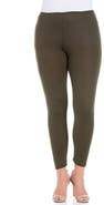 24seven Comfort Apparel Stretch Ankle Length Leggings