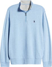 Polo Ralph Lauren Men's Double Knit Jersey Half Zip Pullover