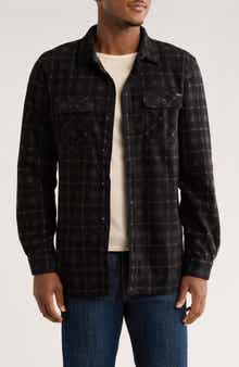 Union Cascade Buffalo Plaid Microfleece Button-Up Shirt