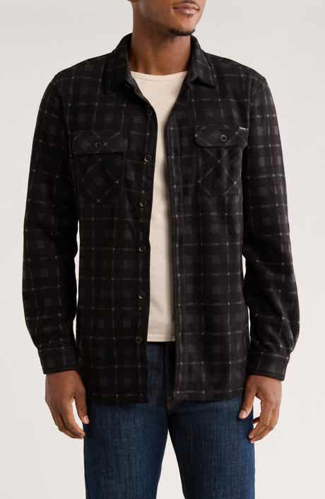 Union Cascade Buffalo Plaid Microfleece Button-Up Shirt