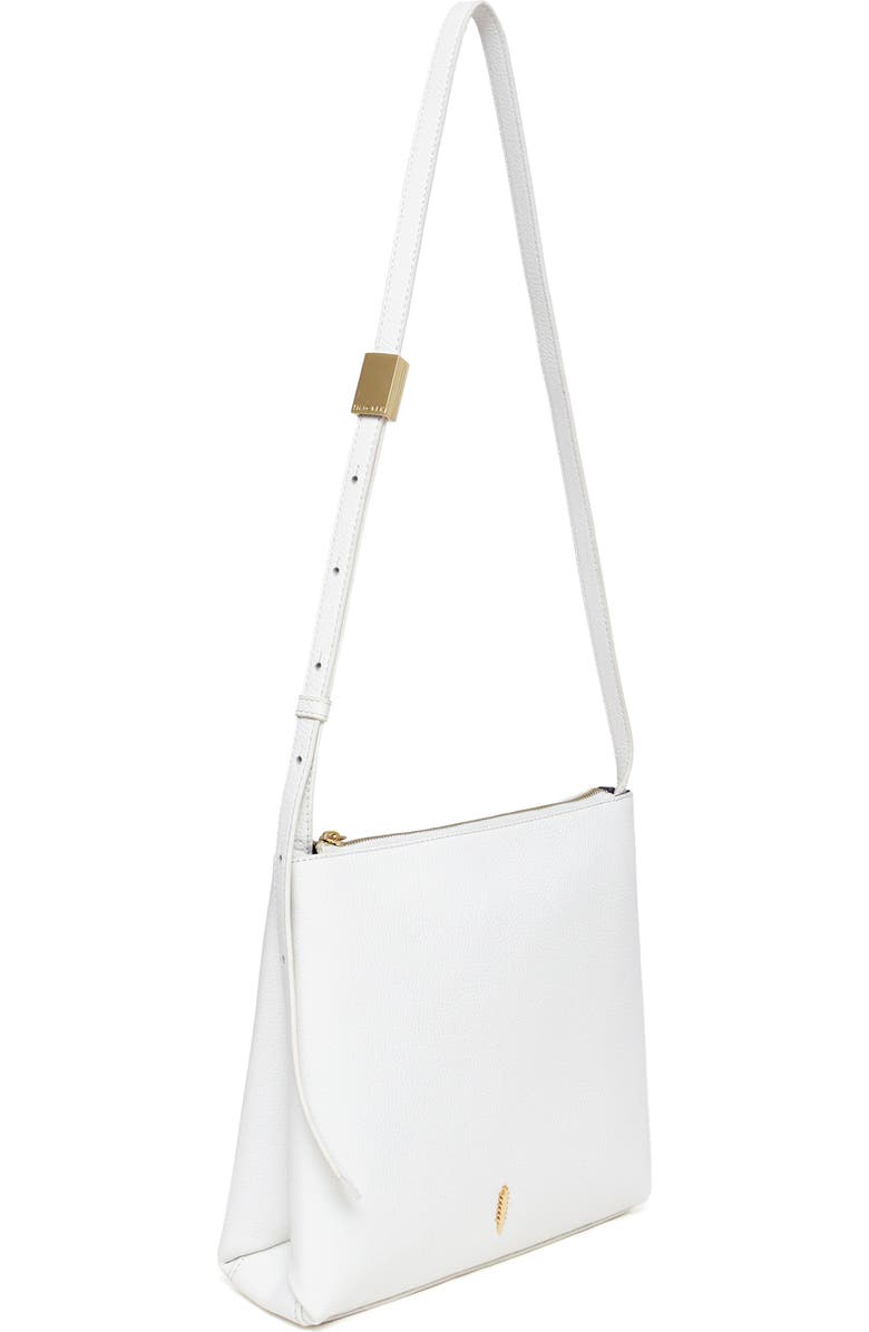 Thacker Callie Leather Crossbody Bag, Alternate, color, White