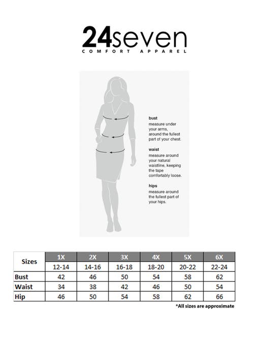 24seven Comfort Apparel Plus Size V-neck Long Sleeve Maxi Dress In Multi