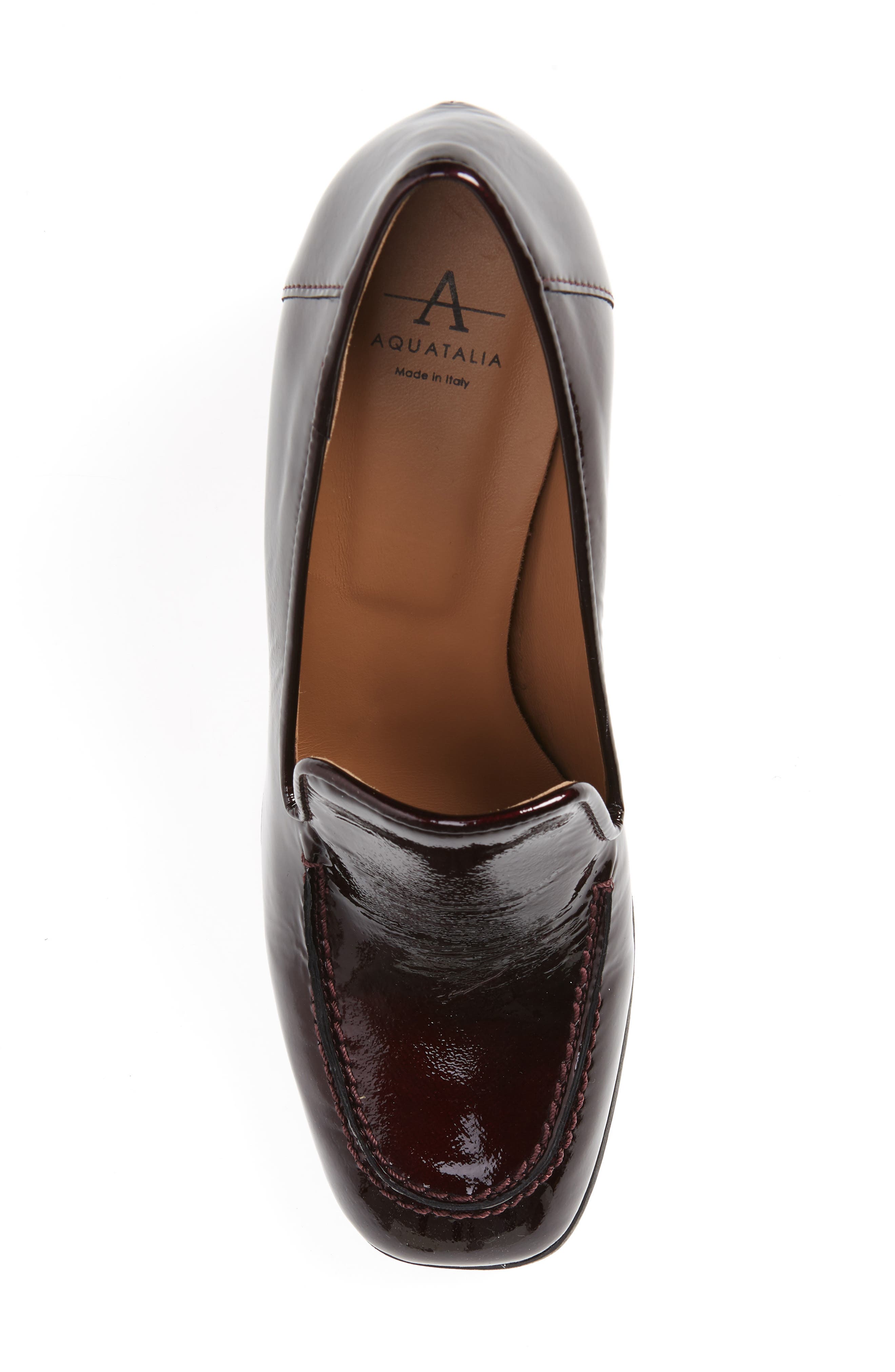 Michelle Water Resistant Pump, Alternate, color, BORDEAUX PATENT