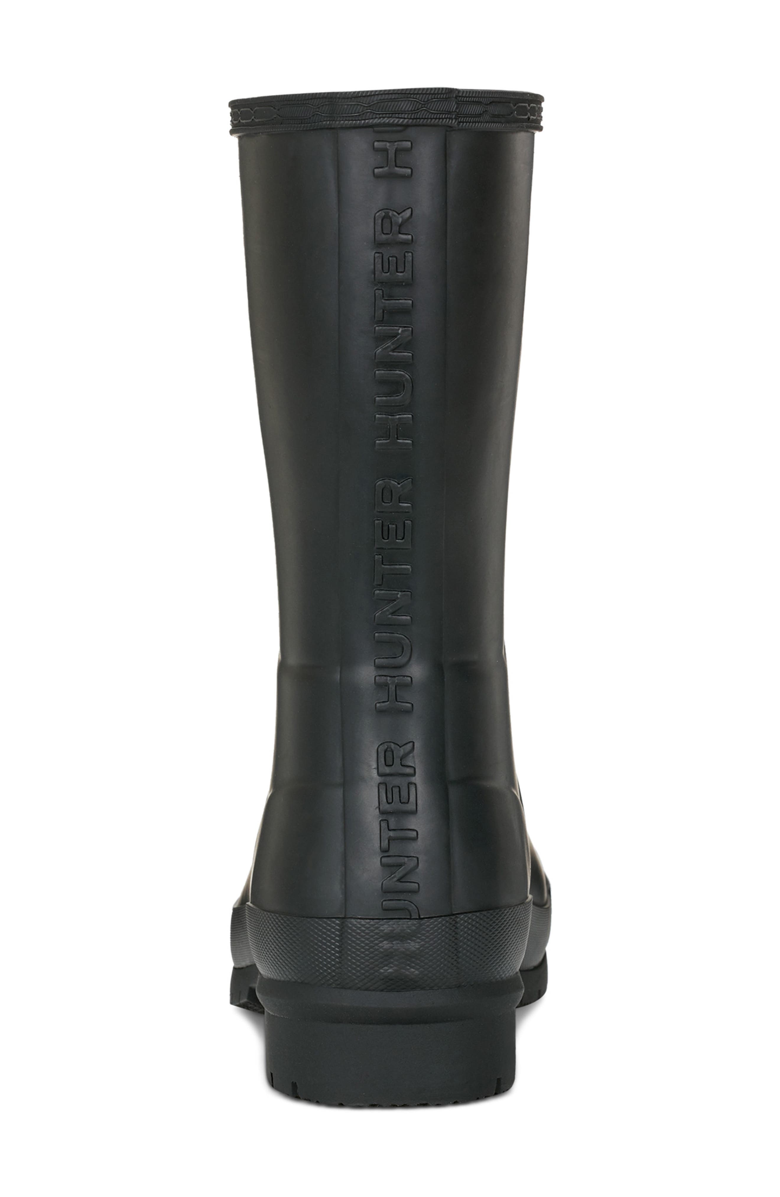Hunter Liberty Rain Boot, Alternate, color, Black/ Black