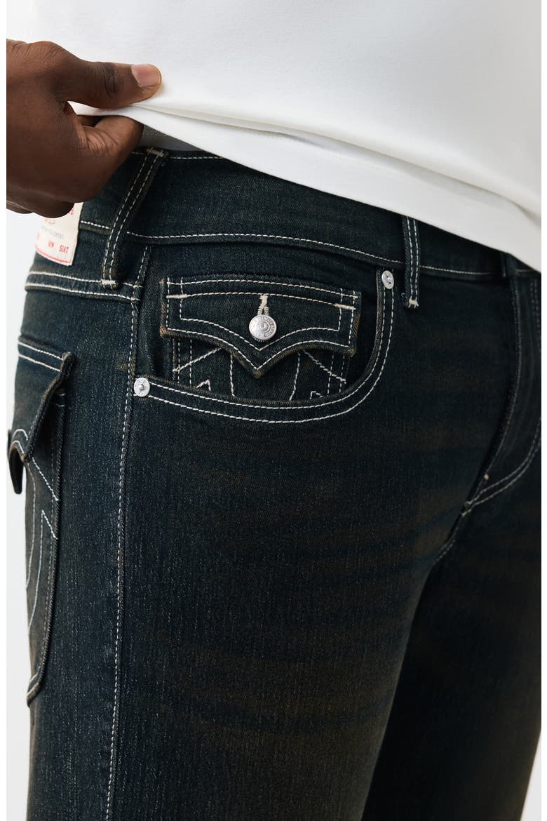 Geno Flap Pocket Slim Jeans, Alternate, color, DARK ECLIPSE