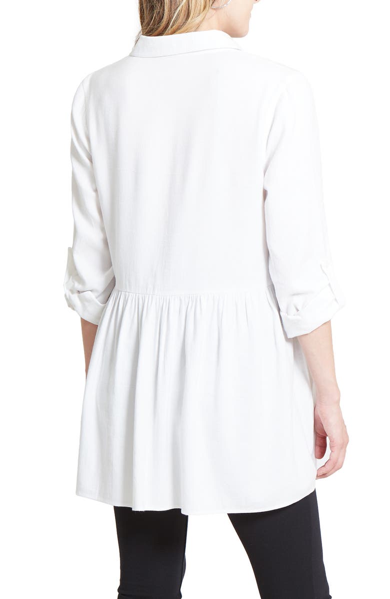 Ingrid & Isabel<sup>®</sup> Peplum Button Front Maternity Top, Alternate, color,