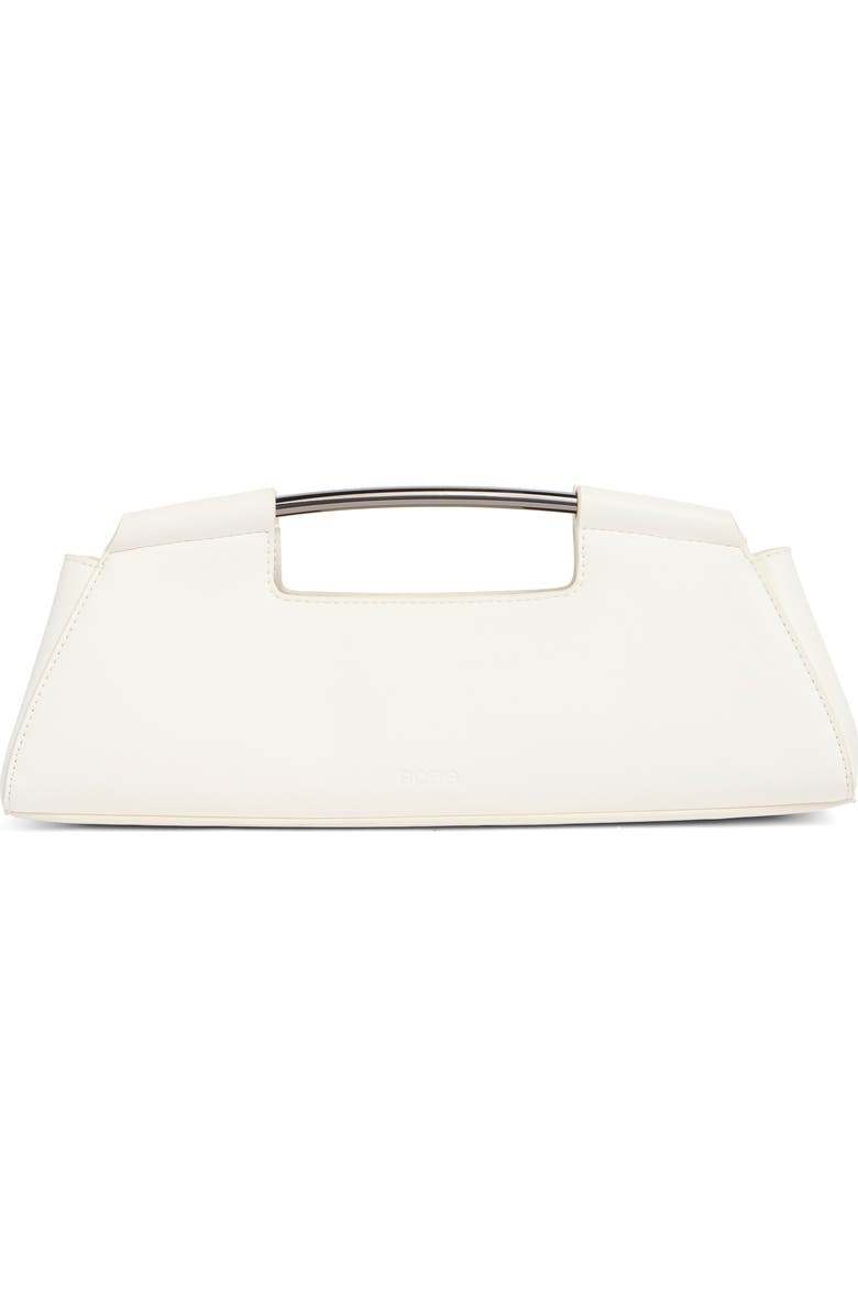 BCBG Curved Hardware Handle Clutch, Main, color, Powder