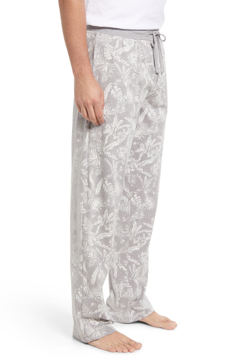Majestic International Palm Print Cotton Blend Pajama Pants, Alternate, color, 