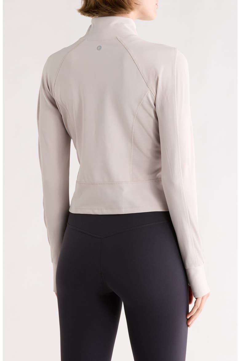 Lux Ascension Cropped Fitted Jacket, Alternate, color, SHADOW ROCK