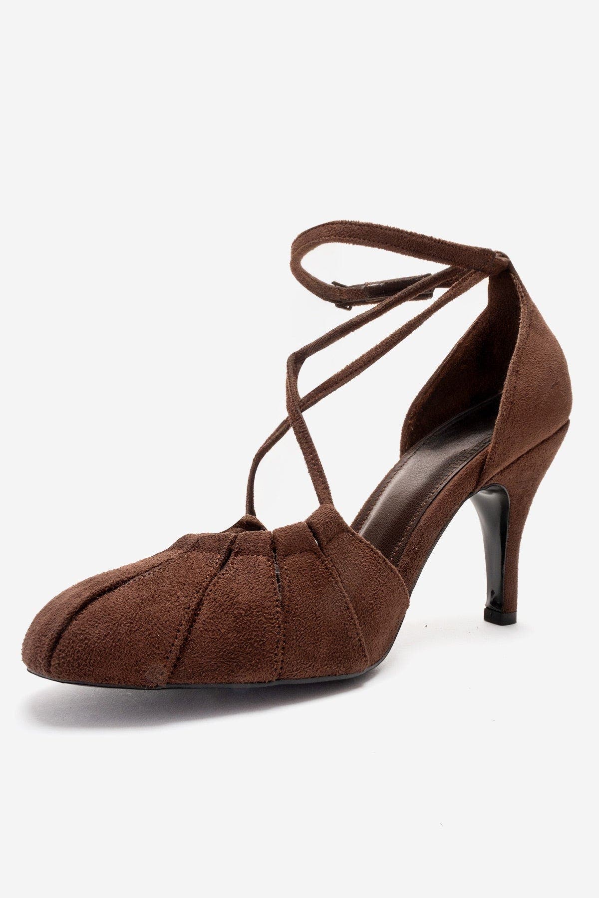 Eliza Stiletto Pump, Alternate, color, Brown Suede