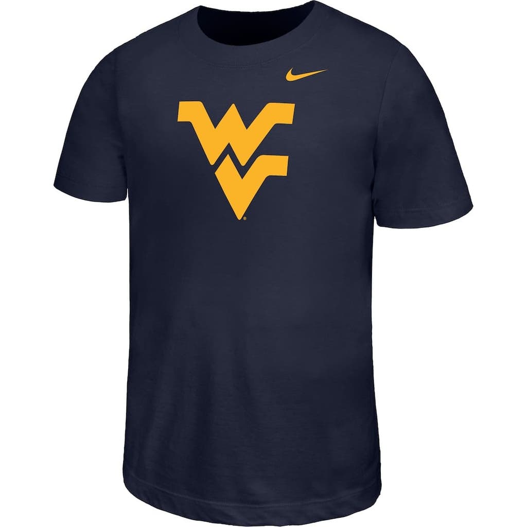 Nike Big Boys And Girls Navy West Virginia Mountaineers Legend Color Pop Performance T-shirt