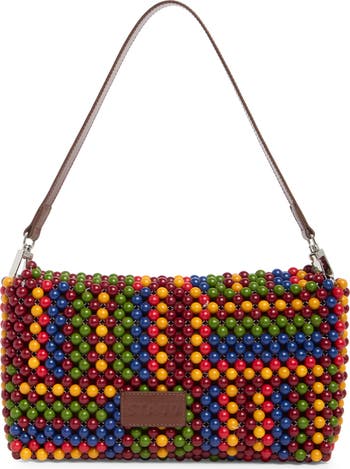 STAUD Timmy Beaded Shoulder Bag | Nordstrom