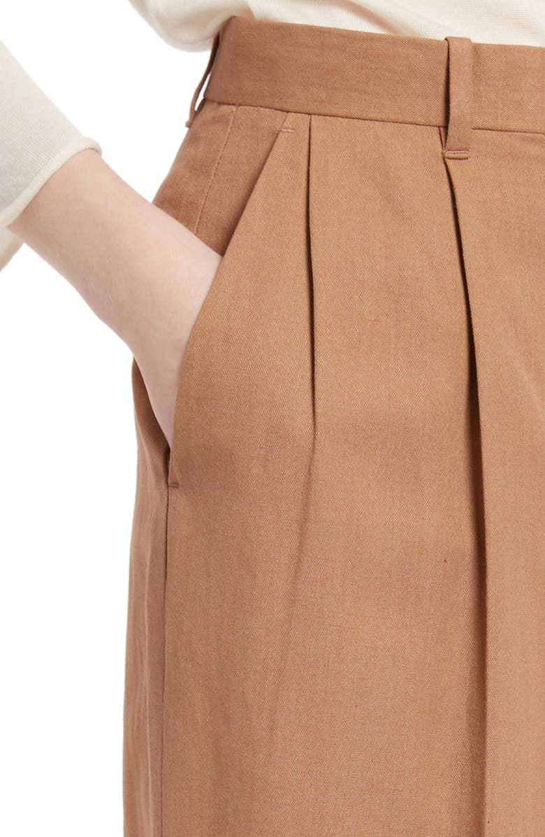 The Row Cassandra Silk & Linen Pants, Alternate, color,