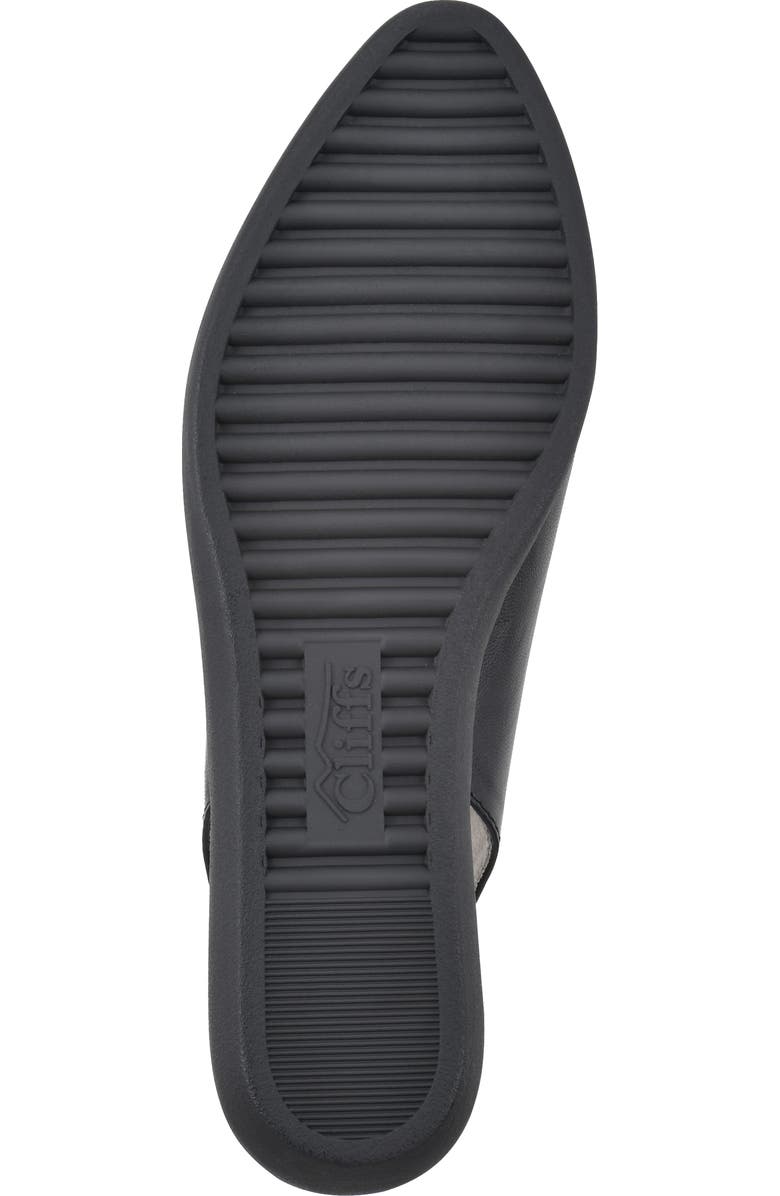 CLIFFS BY WHITE MOUNTAIN Memory Slingback Flat, Alternate, color, Black/ Smooth