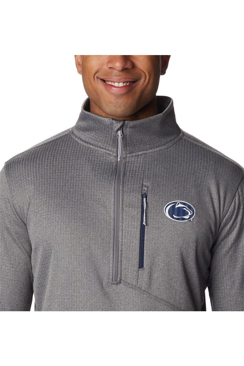 Men's Columbia Gray Penn State Nittany Lions Park View Omni-Wick Half-Zip Top, Alternate, color, Gray