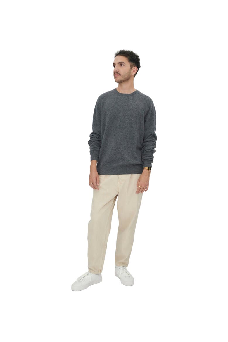 Essential Crewneck Cashmere Sweater, Main, color, plum kitten