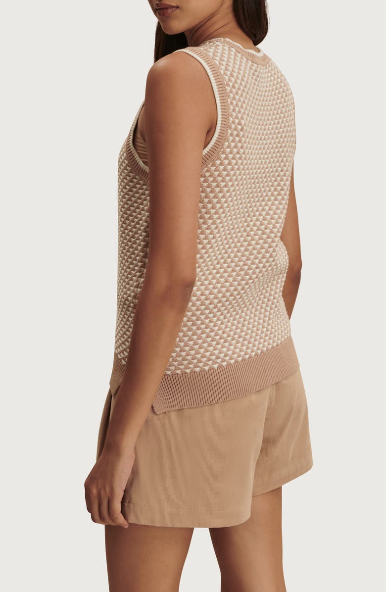 Varley Jenson Sleeveless Sweater, Alternate, color, Light Taupe