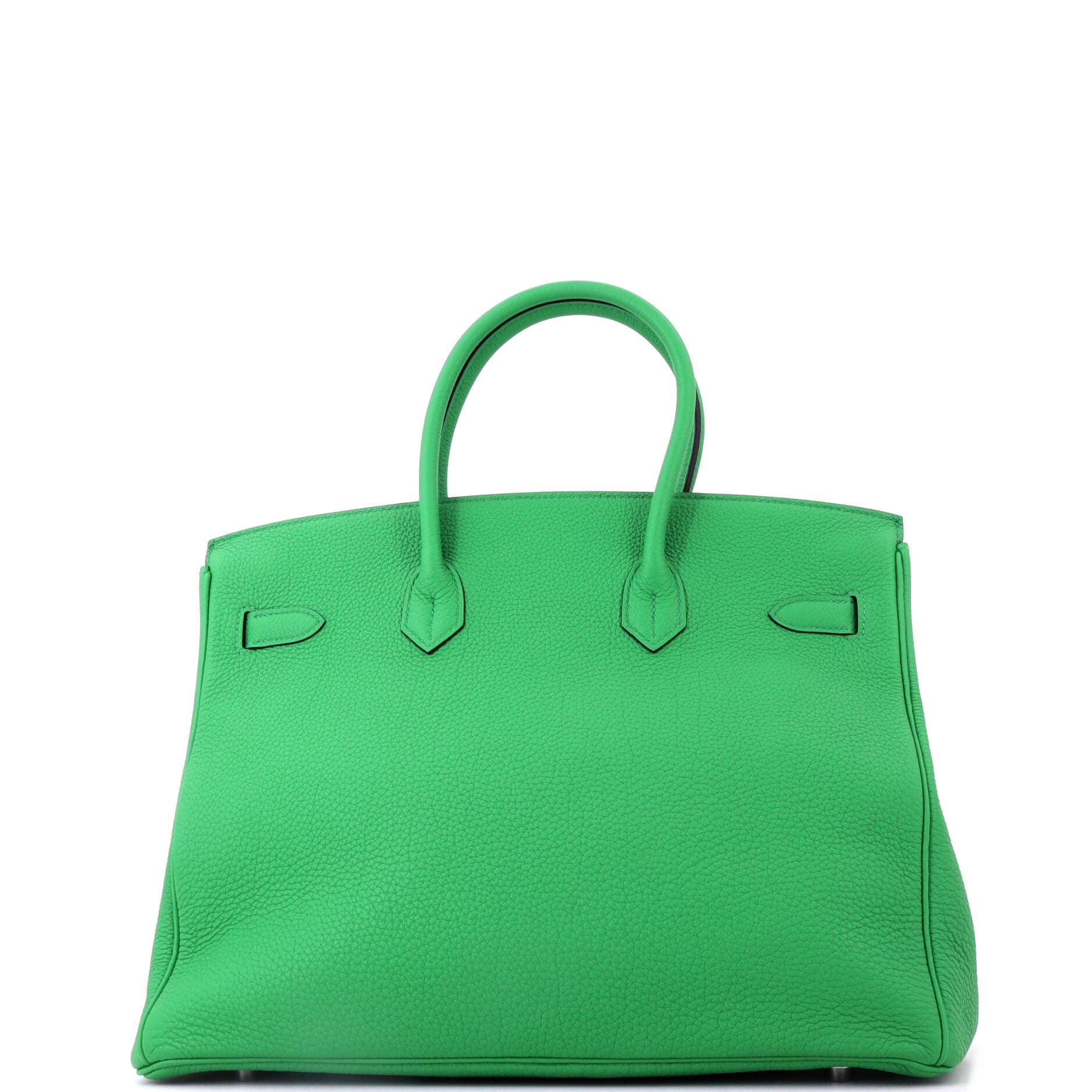Birkin Handbag Green Togo with Palladium Hardware 35, Alternate, color, Green