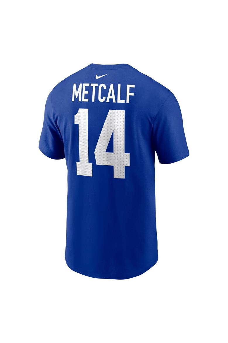 Men's Nike DK Metcalf Royal Seattle Seahawks Throwback Player Name & Number T-Shirt, Alternate, color, Royal