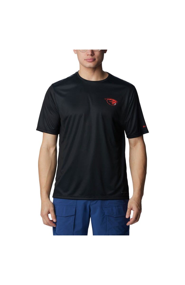 Columbia Men's Columbia Black Oregon State Beavers Terminal Tackle Badge Omni-Shade T-Shirt, Main, color, 