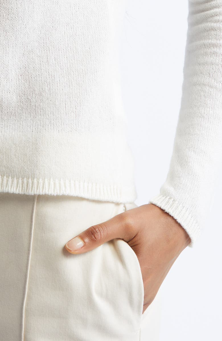 Eleventy Fine Gauge Cashmere Sweater, Alternate, color, Cream